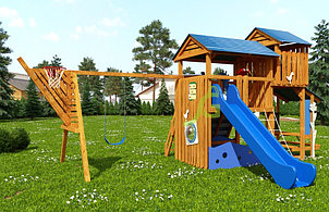 Детский игровой комплекс "Домик" IgraGrad Детская деревянная площадка "IgraGrad Домик 3" для общественных мест
