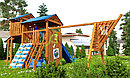 Детский игровой комплекс "Домик" IgraGrad Детская деревянная площадка "IgraGrad Домик 3" для общественных мест, фото 2