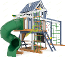 Детские игровые площадки "Шато" IgraGrad Детская площадка IgraGrad Шато с трубой (Домик) мод.1, фото 5