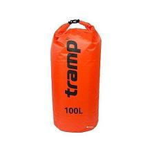 Гермомешок Tramp ПВХ Diamond RipStop 100л оранжевыйTRA-210
