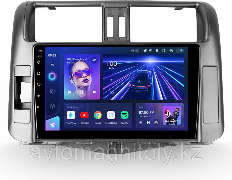 Автомагнитола Teyes CC3L 4GB/32GB для Toyota Land Cruiser Prado 150 2009-2013