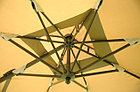 Зонт уличный квадратный Palermo (3х3м), бежевый с утяжелителями, фото 6