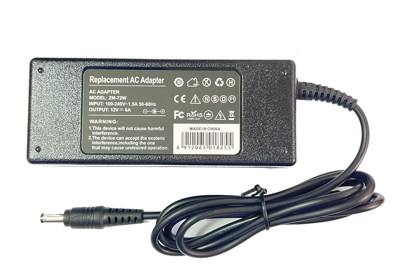 Блок питания универсал 12V 6A 72w  5.5*2.5