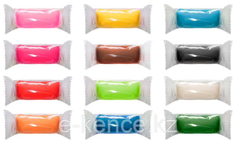 Тесто для лепки с формочками, 12 цветов, "Машинки" в пластиковом контейнере - фото 3 - id-p106699456