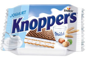 Вафли Knoppers Jogyrt кнопперс йогурт 25гр (24шт-упак)