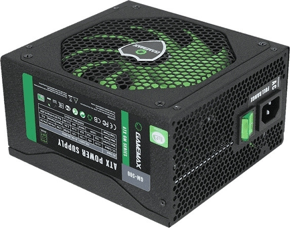 Блок питания 500W Gamemax GM-500 (12cm) 24pin