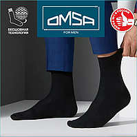 Носки мужские "OMSA" Черные (Размер 39-41 высокие)