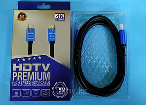 Цифровой кабель HDMI - HDMI HDTV 4K,UHD,V2.0 premium, 3 м, фото 2