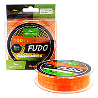 Леска Namazu "Fudo", L-100 м, d-0,35 мм, test-10,00 кг, оранжево-желтая/100/NF100-0,35