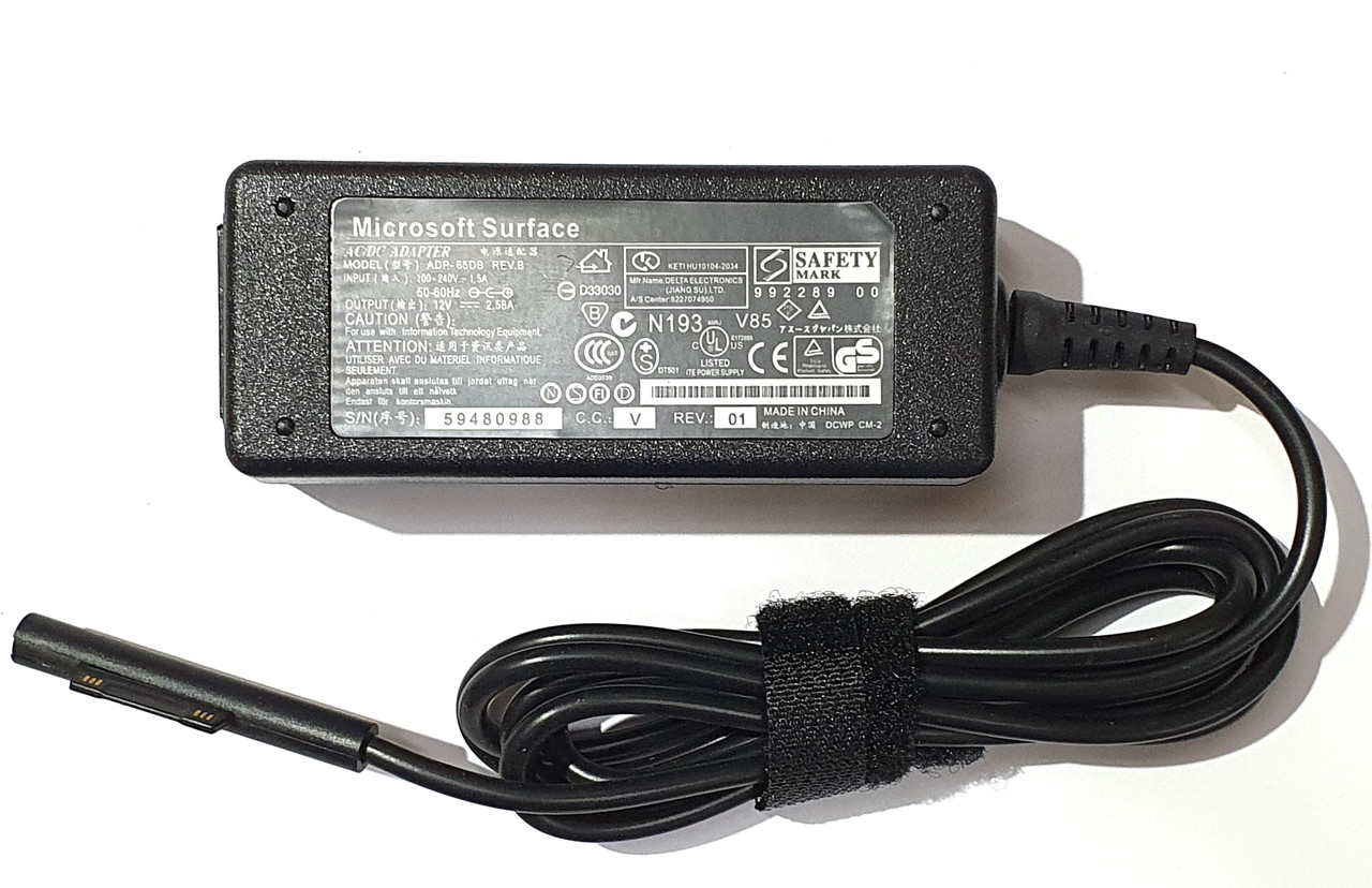 Блок питания для ноутбука Microsoft Surface Pro 3 / 4 / 5, 12V 2.58A 35W - фото 1 - id-p76958579