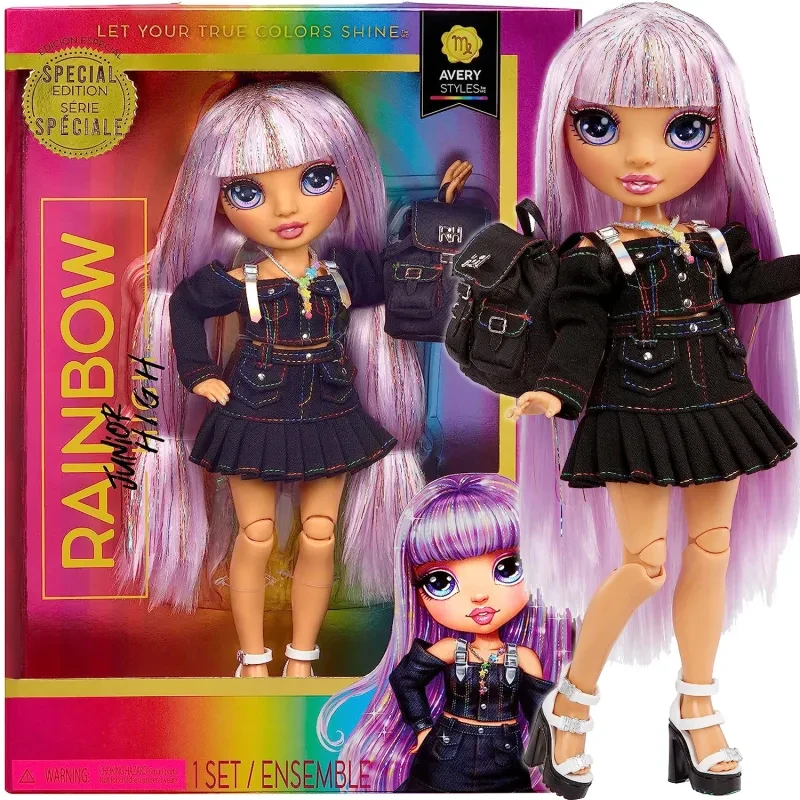Rainbow High МОДНАЯ КУКЛА RAINBOW JUNIOR HIGH AVERY STYLES
