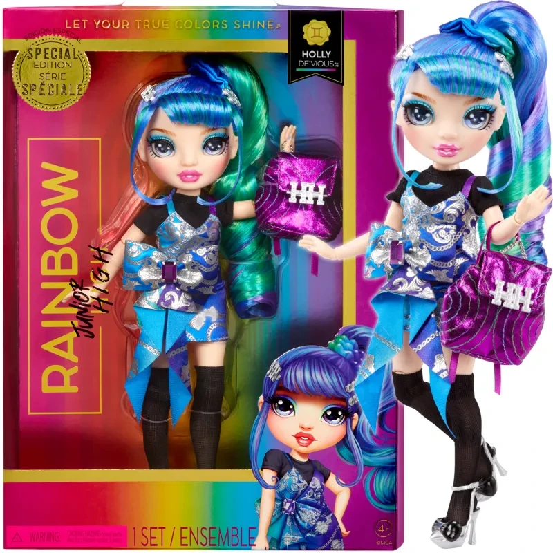 Модная кукла для подростков Rainbow High Junior Holly De'Vious