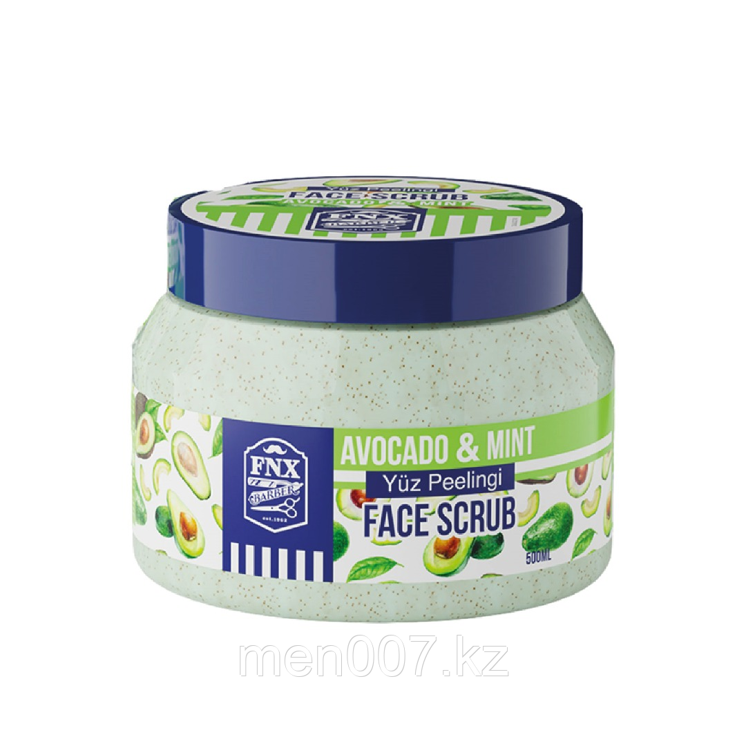 Fonex Face Scrub (скраб для лица) Авокадо и Мята (500 мл) - фото 1 - id-p111601011