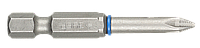 Биты ЗУБР "ЭКСПЕРТ" торсионные, обточенные, хромомолибденовая сталь, тип хвостовика E 1/4", PH1, 50мм, 2шт
