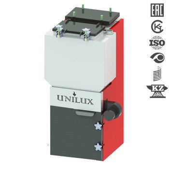 Котёл пеллетный автоматический Unilux КПВ-20 (20кВт • 200м²)