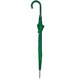 Зонт-трость с пластиковой ручкой, механический; зеленый; D=103 см; 100% полиэстер, фото 3