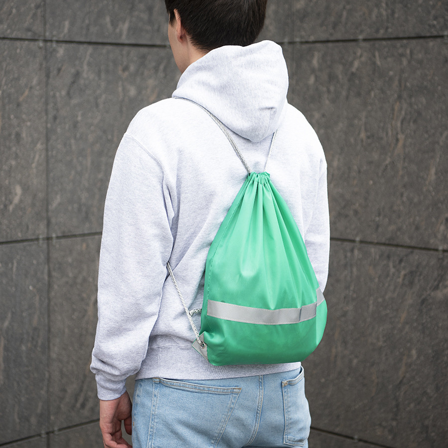 Рюкзак мешок RAY со светоотражающей полосой - фото 7 - id-p111609054
