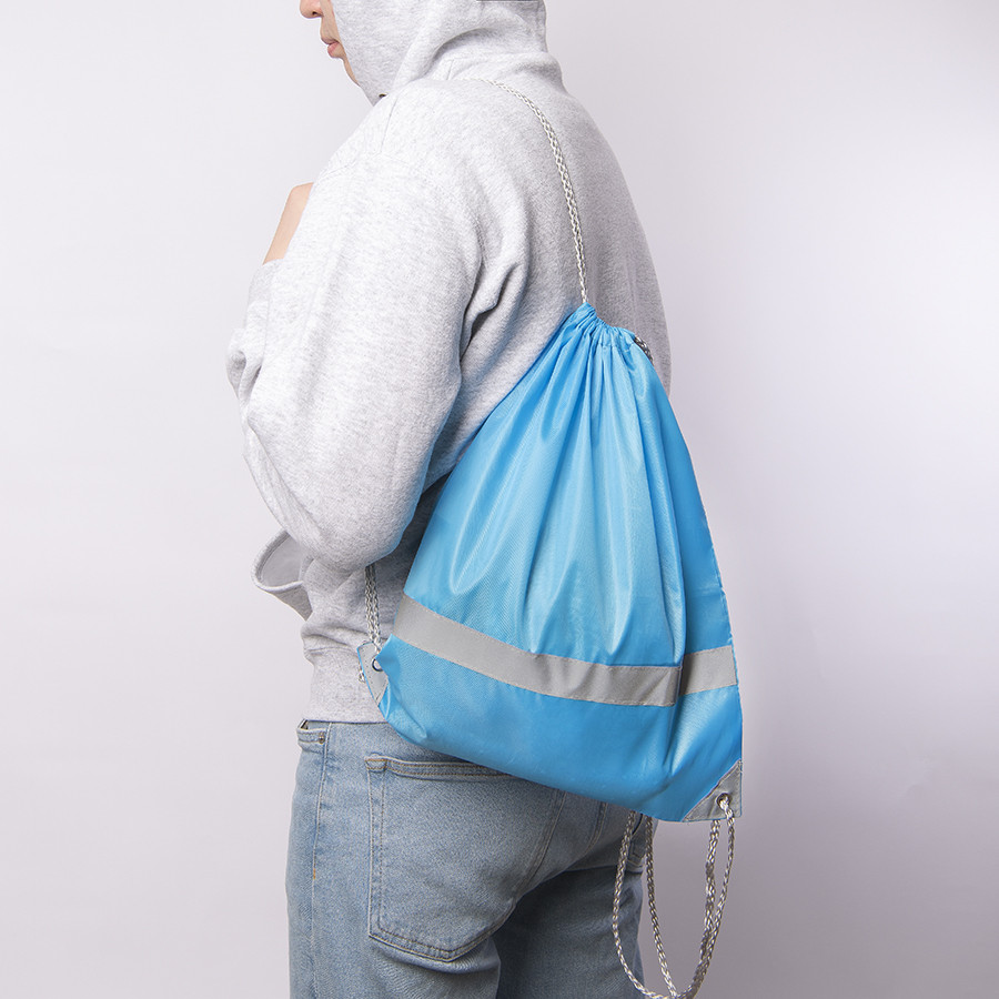 Рюкзак мешок RAY со светоотражающей полосой - фото 8 - id-p111609054