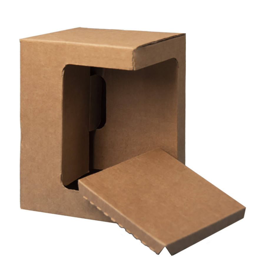 Коробка для кружки 26700, 23501, размер 11,9х8,6х15,2 см, микрогофрокартон, коричневый - фото 2 - id-p111612508