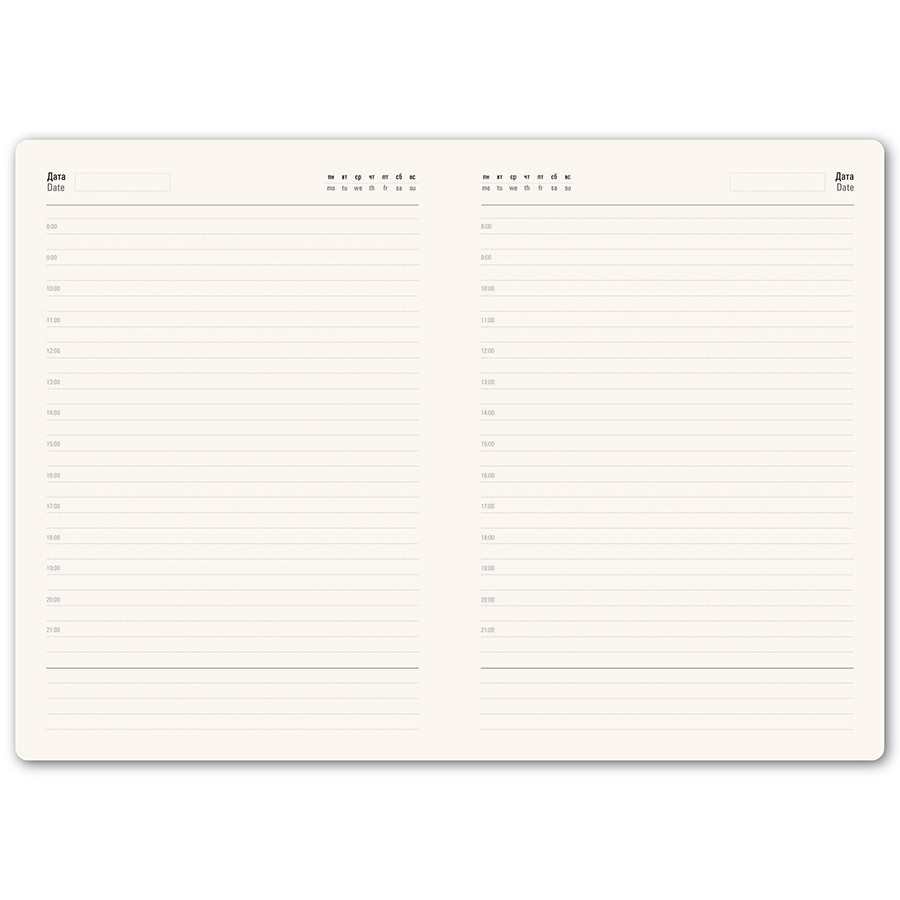 Ежедневник недатированный портфолио Mark, формат А5, в линейку - фото 4 - id-p111609688