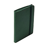 Блокнот SHADY JUNIOR с элементами планирования,  А6, зеленый, кремовый блок, темно-зеленый обрез, фото 4