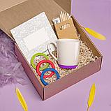 Набор подарочный IMPRESSIONISTA: альбом, набор цветных карандашей, кружка, коробка, стружка, фото 2