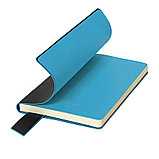 Набор подарочный DESKTOP: кружка, ежедневник, ручка,  стружка, коробка, черный/голубой, фото 4