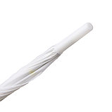 Зонт-трость с пластиковой ручкой, полуавтомат; белый; D=103 см; нейлон, фото 3
