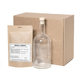 Набор  "Сам себе сомелье" для приготовления авторского напитка Липовая настойка с имбирём