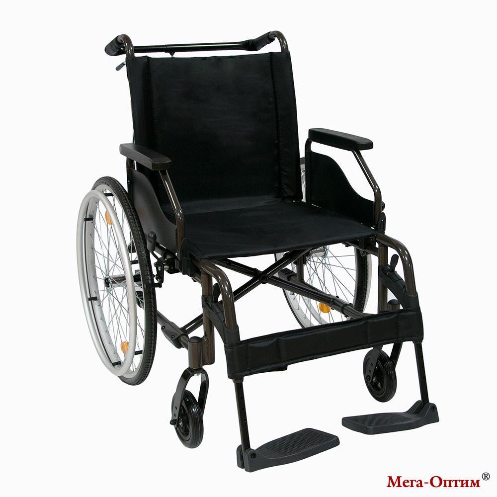 Кресло-коляска Мега-Оптим 514A-LX с откидной спинкой - фото 1 - id-p111613982