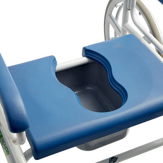 Кресло-коляска инвалидная для душа и туалета Titan DTRS XXL LY-250-1200 - фото 4 - id-p111614013