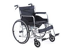 Кресло-коляска MET MK-340 с санитарным оснащением (арт. 17316)