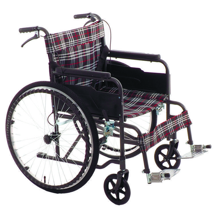 Инвалидная кресло-коляска MET MK-300 с тормозами для сопровождающих (арт. 17317) - фото 1 - id-p111614524