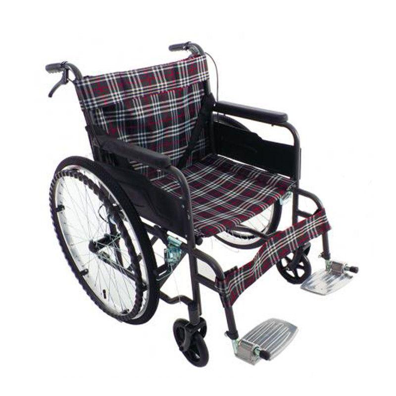 Инвалидная кресло-коляска MET MK-300 с тормозами для сопровождающих (арт. 17317) - фото 2 - id-p111614524