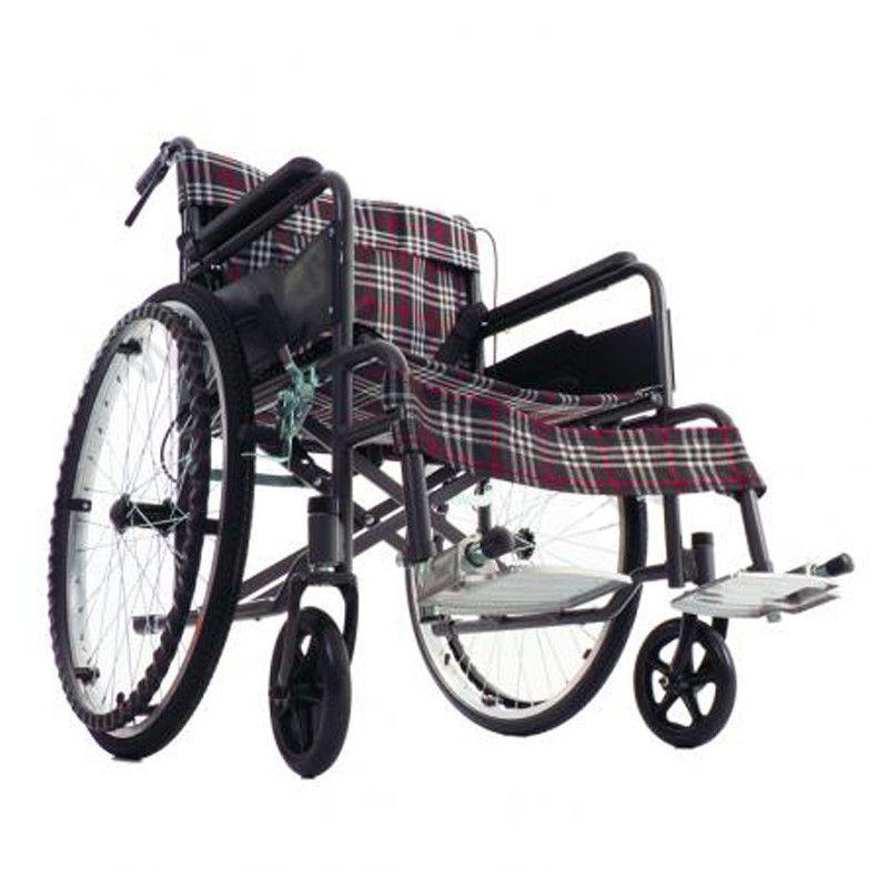 Инвалидная кресло-коляска MET MK-300 с тормозами для сопровождающих (арт. 17317) - фото 3 - id-p111614524
