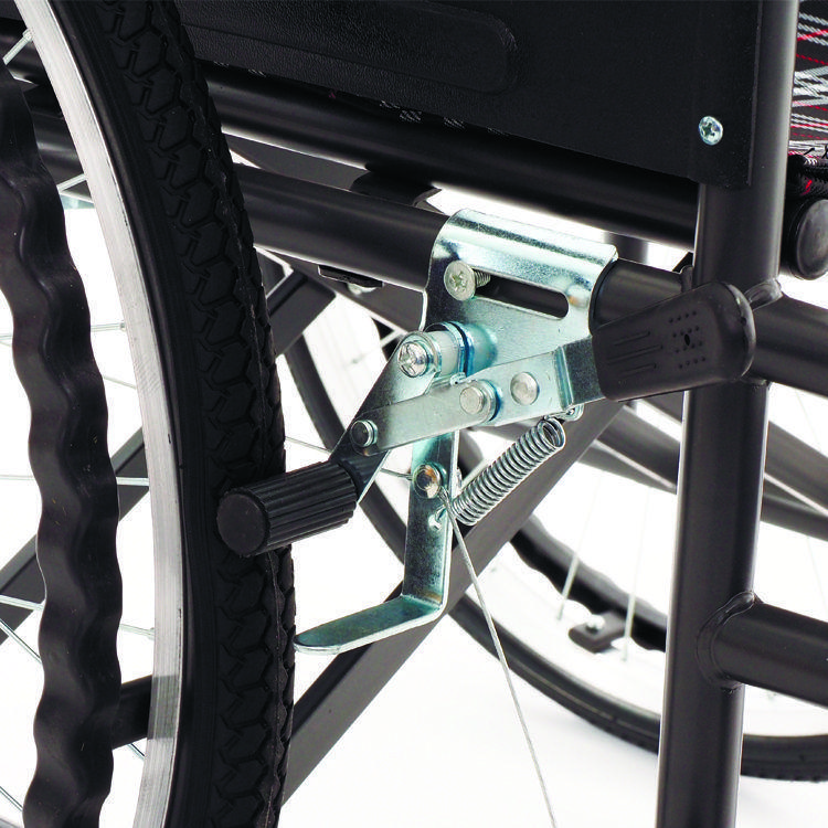 Инвалидная кресло-коляска MET MK-300 с тормозами для сопровождающих (арт. 17317) - фото 6 - id-p111614524