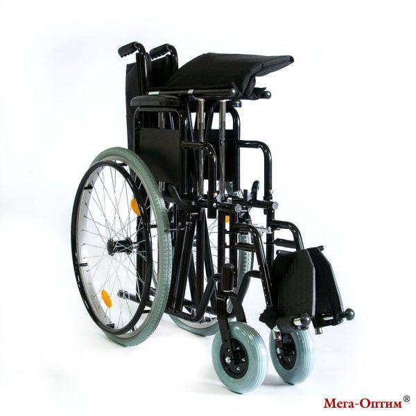 Кресло-коляска Мега-Оптим 711 AE (нейлон) повышенной грузоподъемности - фото 5 - id-p111614558