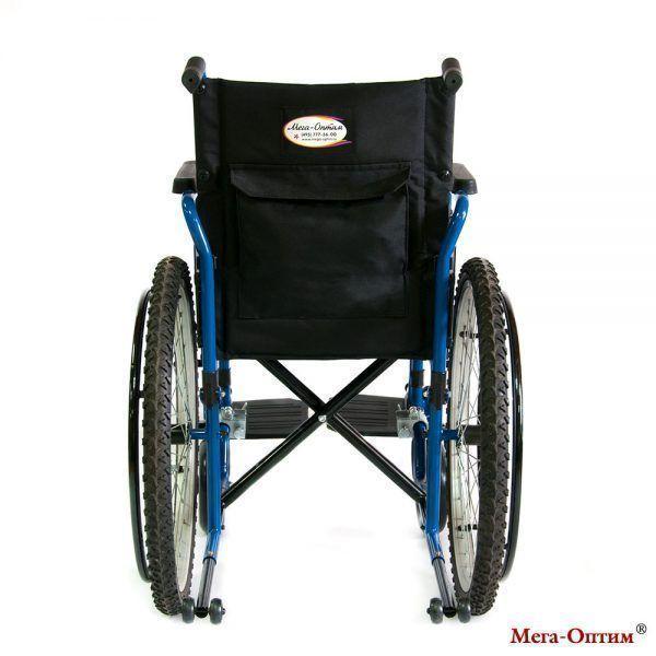 Кресло-коляска Мега-Оптим 512 AE с ручным приводом - фото 4 - id-p111614565
