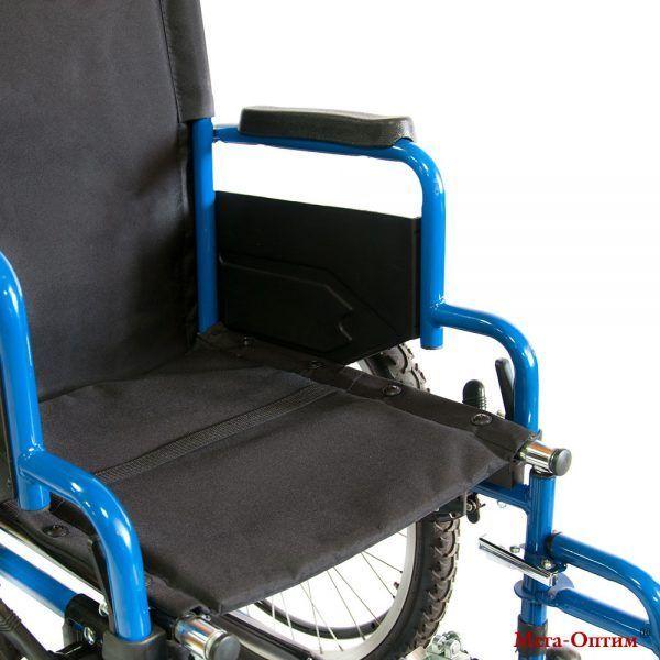 Кресло-коляска Мега-Оптим 512 AE с ручным приводом - фото 5 - id-p111614565