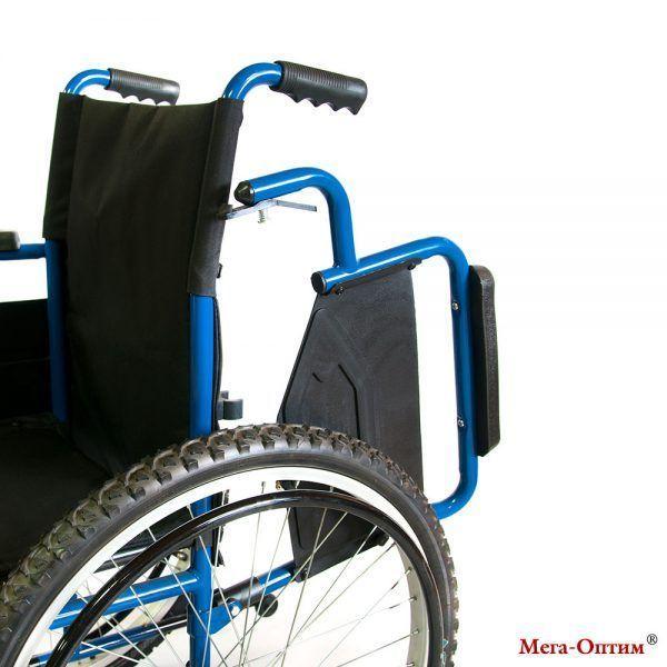 Кресло-коляска Мега-Оптим 512 AE с ручным приводом - фото 9 - id-p111614565