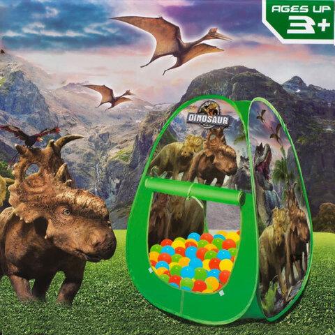 Палатка детская для игр «Веселый домик» в сумке (Динозавры) - фото 1 - id-p111615905