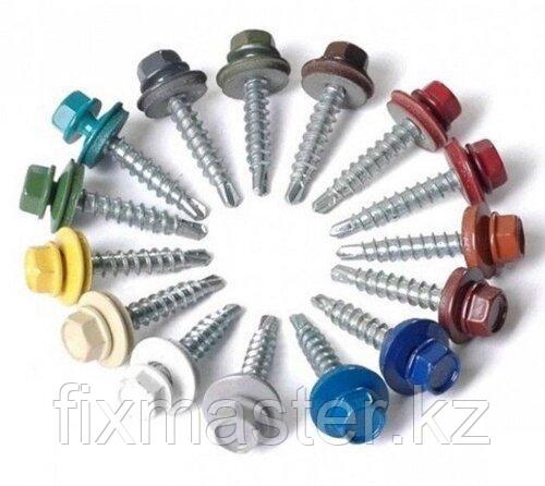 Шуруп кровельный окрашенный