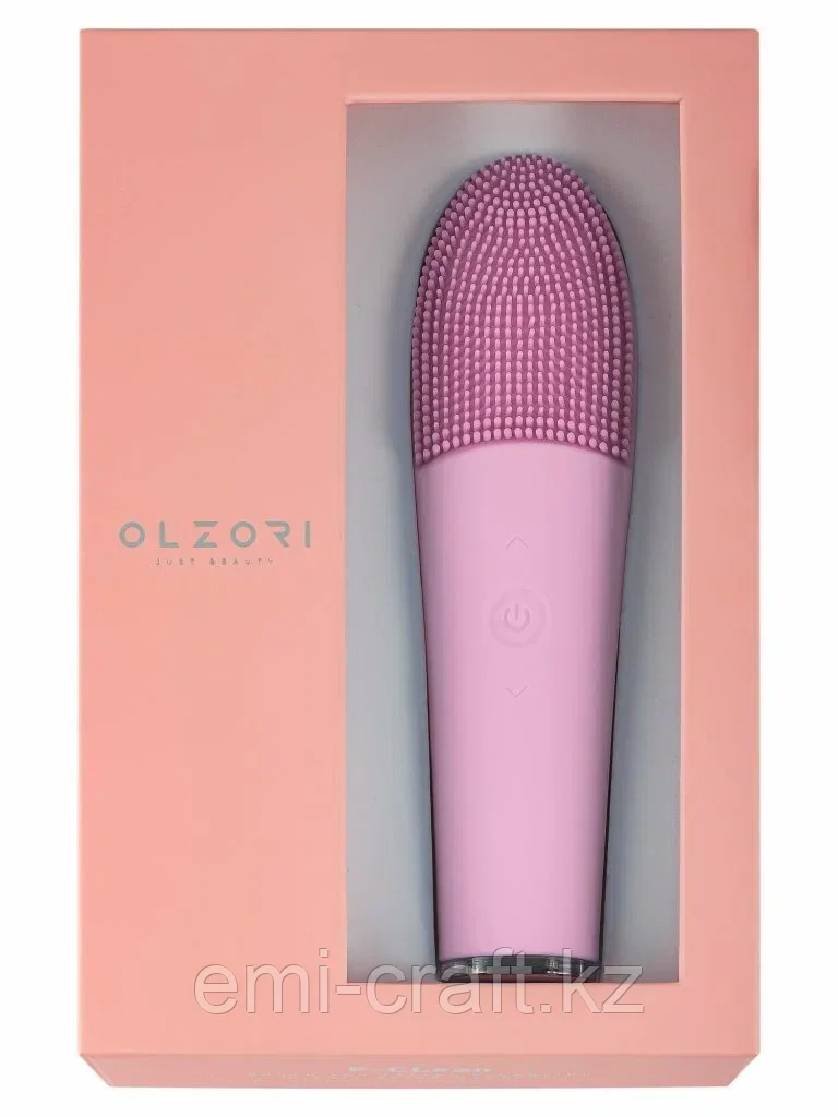 Olzori F-CLean Щеточка для очистки и массажа лица, цвет Pink - фото 1 - id-p110883853