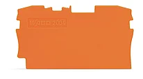 Торцевая и промежуточная пластина; толщина 1 мм; оранжевый WAGO 2004-1292