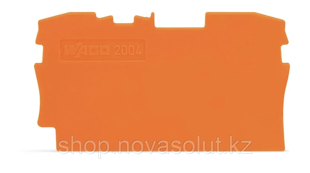 Торцевая и промежуточная пластина; толщина 1 мм; оранжевый WAGO 2004-1292 - фото 1 - id-p111616815