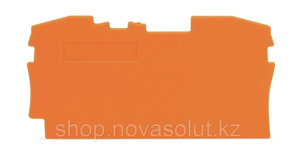 Торцевая и промежуточная пластина; толщина 1 мм; оранжевый WAGO 2006-1292 - фото 1 - id-p111617072