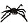 Паук декоративный маленький для Хэллоуина черный 30 см, фото 5