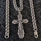 Серебряная цепочка с крестом. Серебро 925, фото 2