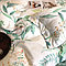 Комплект постельного белья KING SIZE из египетского хлопка c цветами, с контрастным отворотом и простынью., фото 5