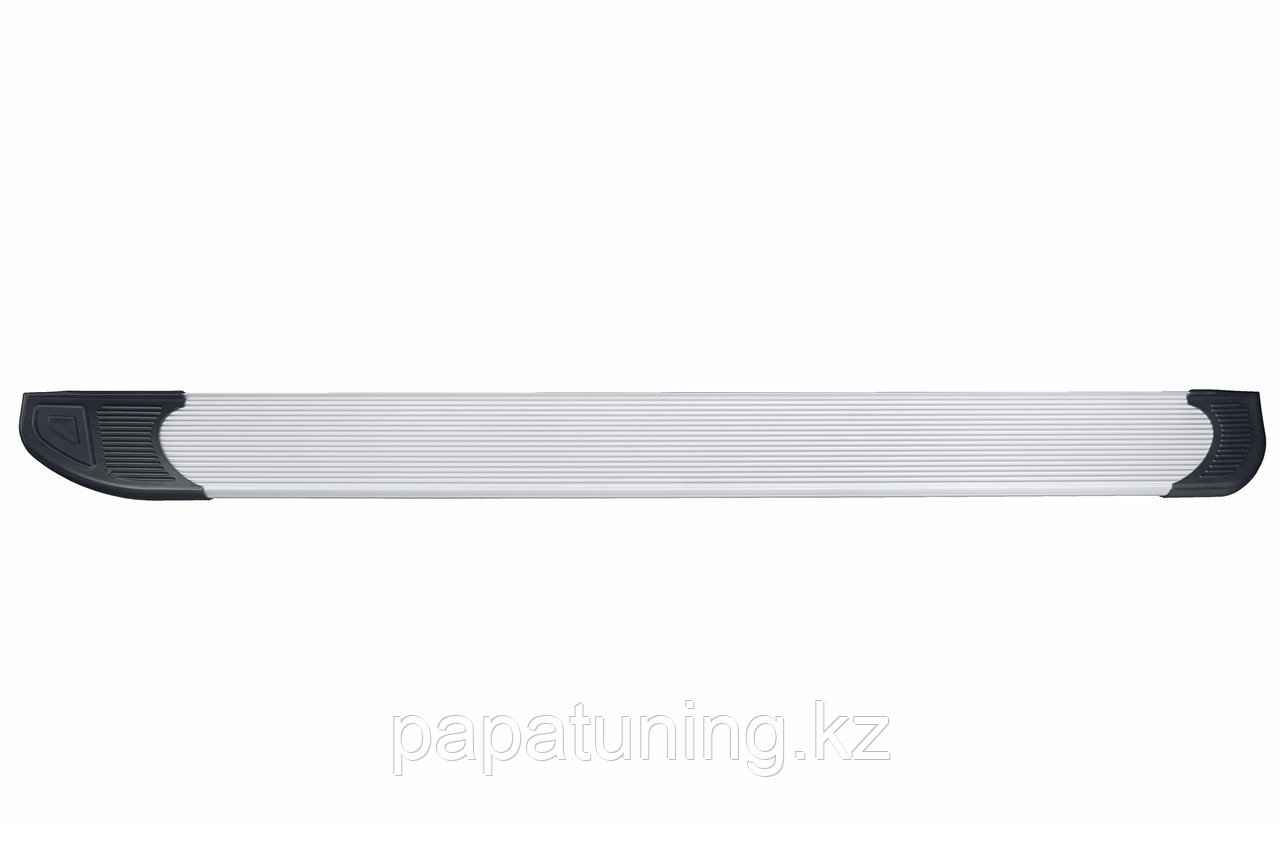 Пороги алюминиевые Slitkoff "Optima Silver" 1600 серебристые Lifan X60 (2011-2016) - фото 5 - id-p111050320